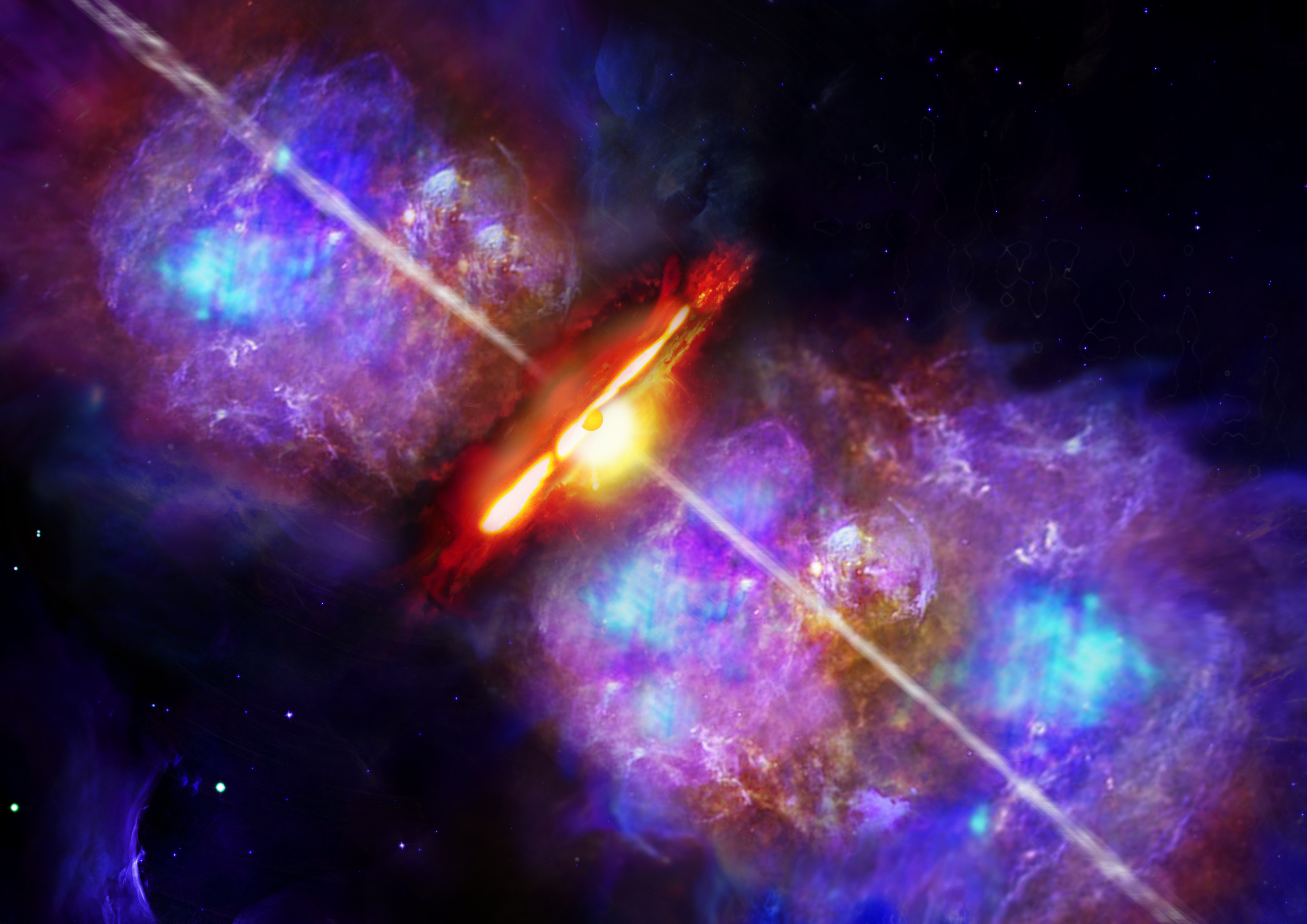 Massive 'Baby' Stars Are Born with Cosmic Fireworks